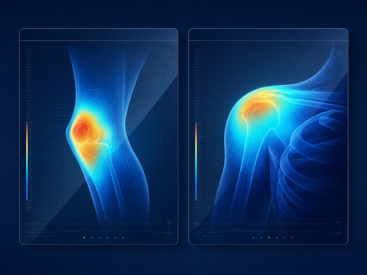 Thermography-style cryotherapy visualization