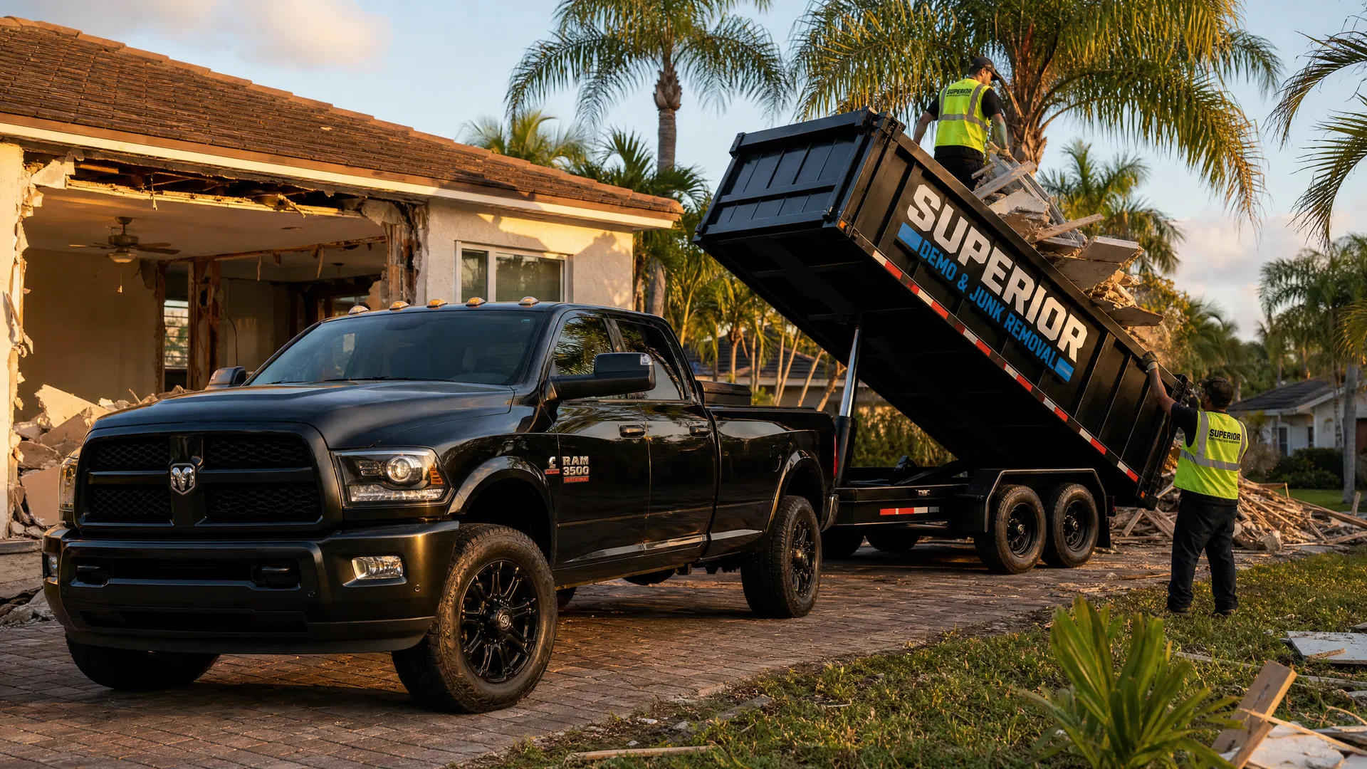 Light Demolition Services in Broward County - Superior Demo & Junk Removal serving Broward County FL