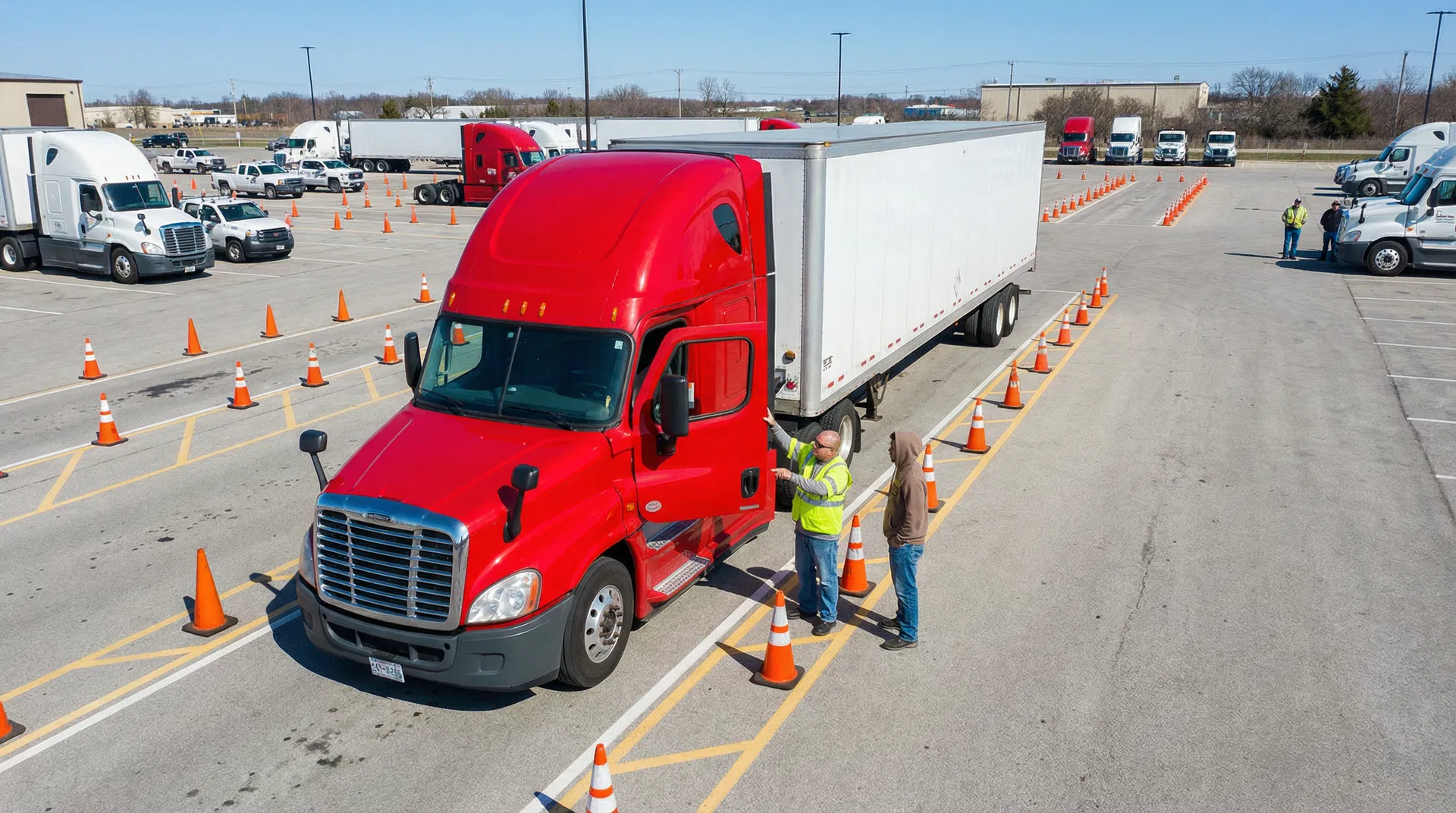 CDL training school yard