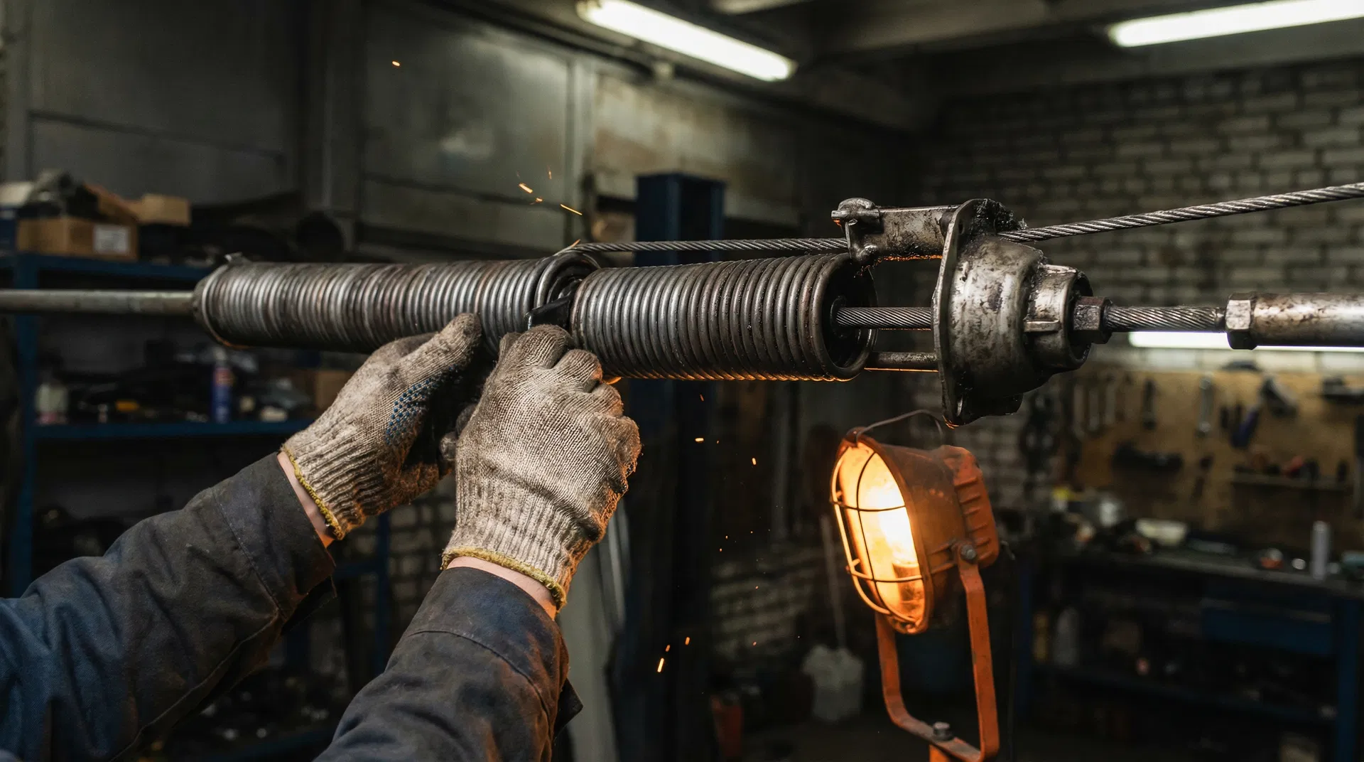 Emergency garage door spring repair