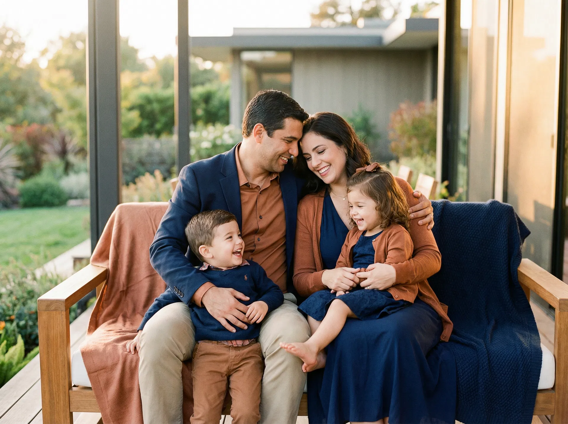 Família protegida e feliz