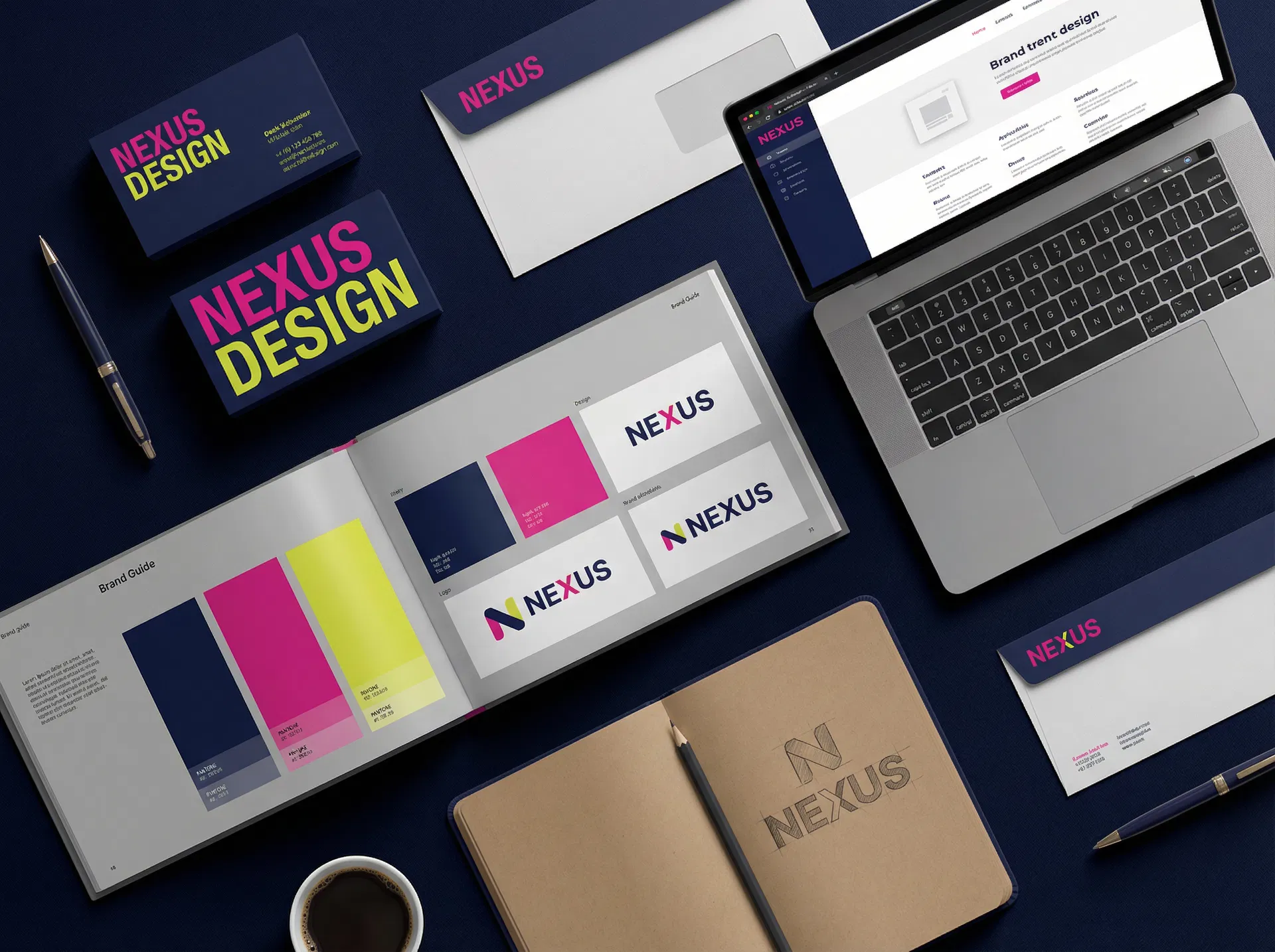 Brand identity and website design deliverables