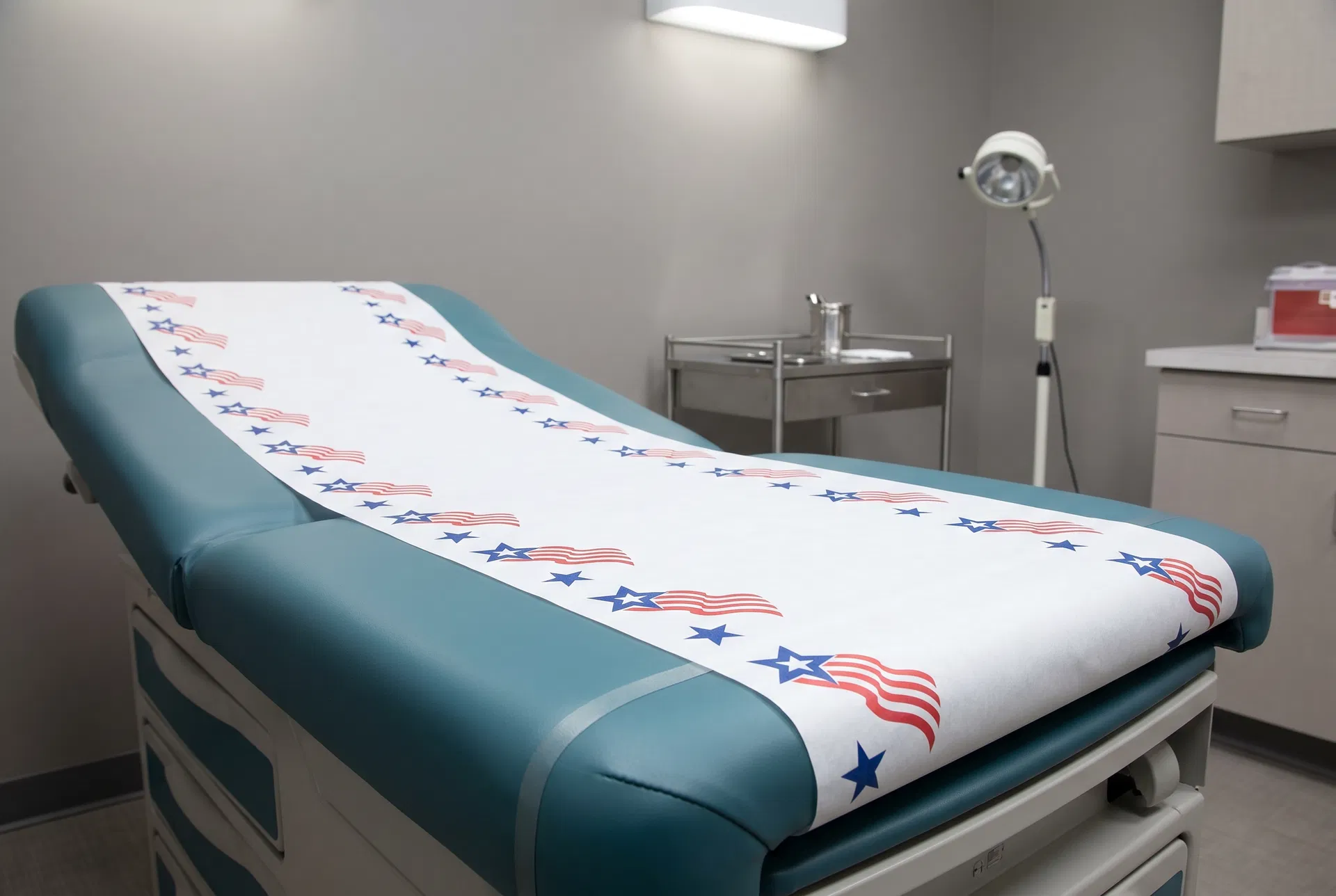 4th of July Stars & Stripes medical exam table paper