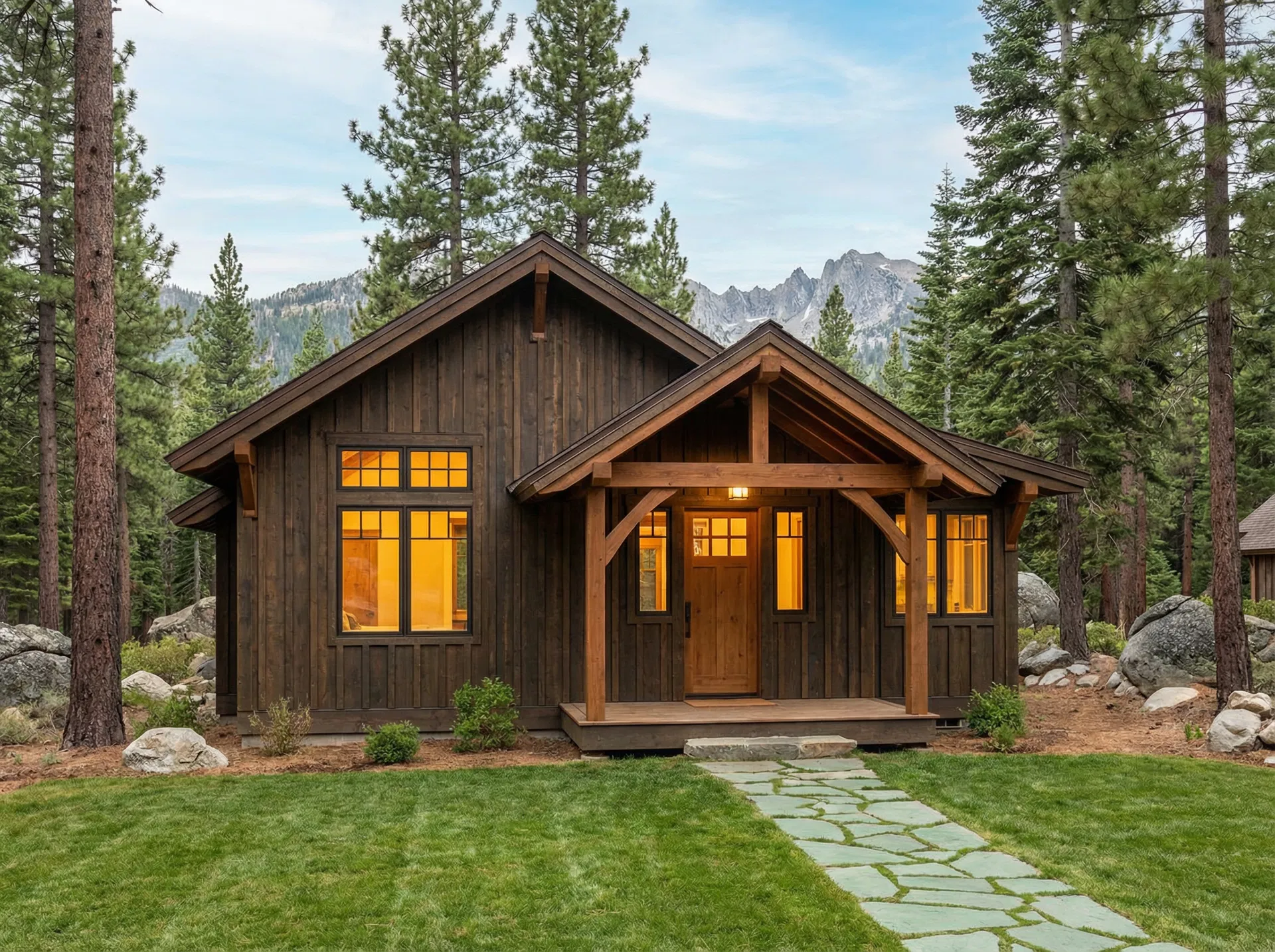 The Sierra — Tiny Home on Foundation by Verdi Custom Tiny Dwellings, Nevada