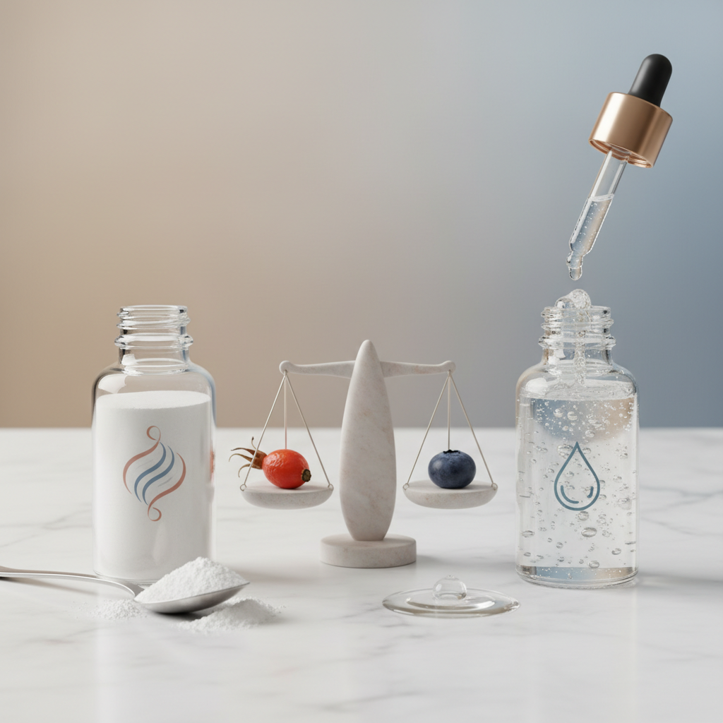 Collagen Peptides vs. Hyaluronic Acid: Which is Best for Anti-Aging? - Love Life Supplements UK Guide