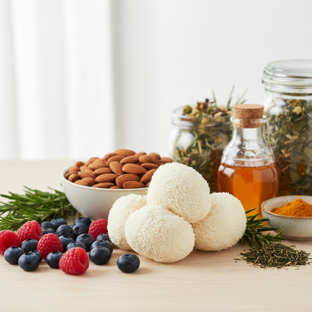 Natural ingredients rich in Lion's Mane Stacks: Combining for Enhanced Cognitive Benefits