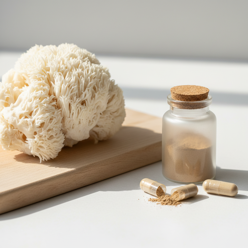 Does Lion's Mane help ADHD? supplement ingredient in natural form