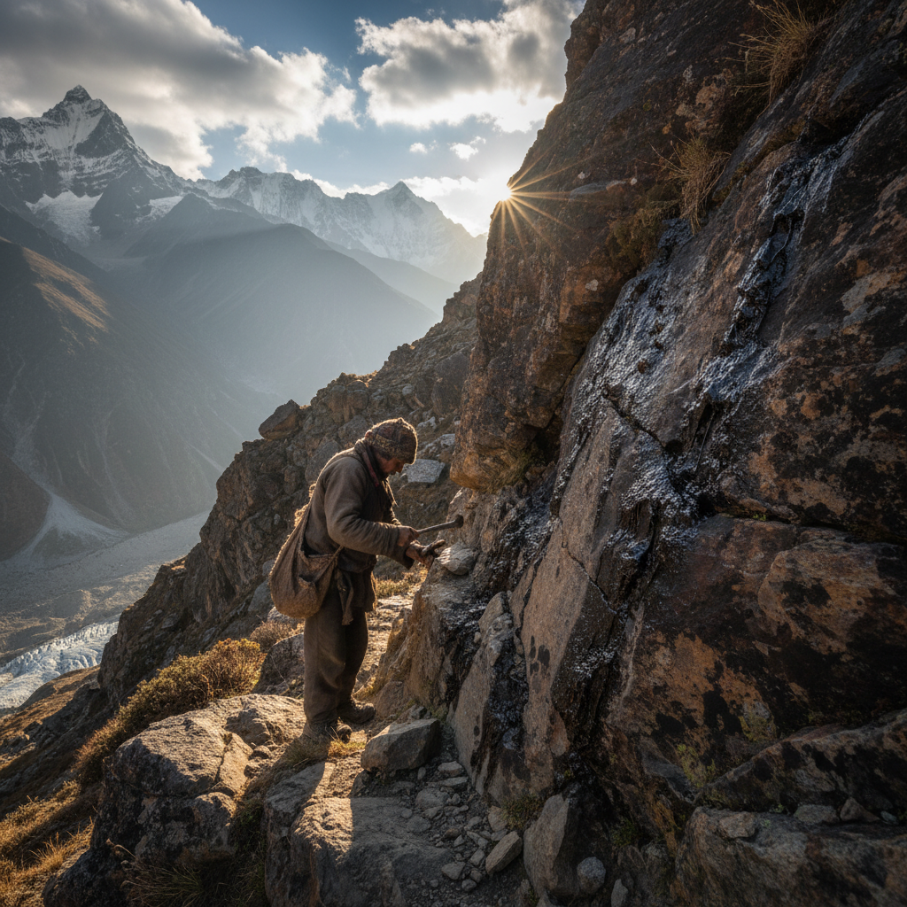 Natural environment where shilajit is sourced
