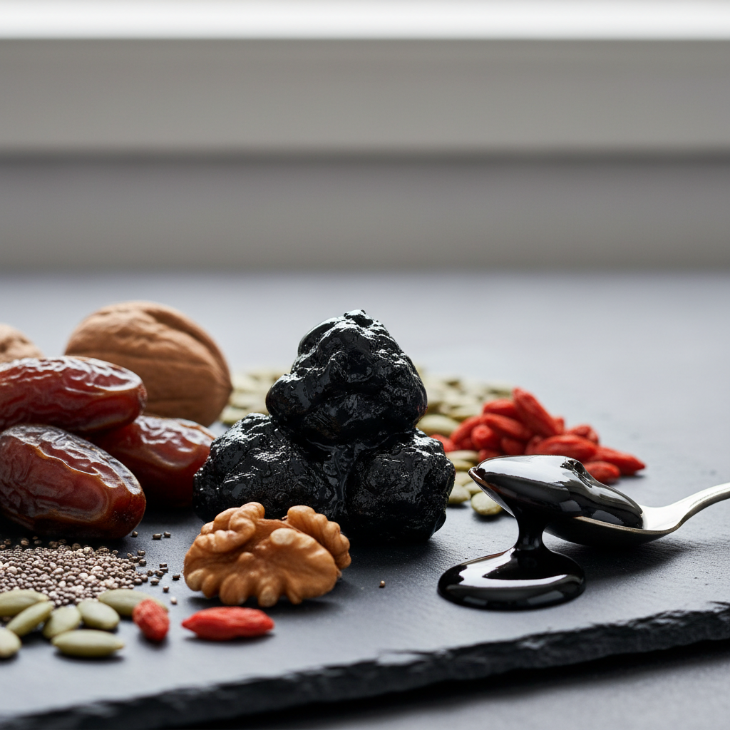 shilajit approved in the UK-rich foods in close-up
