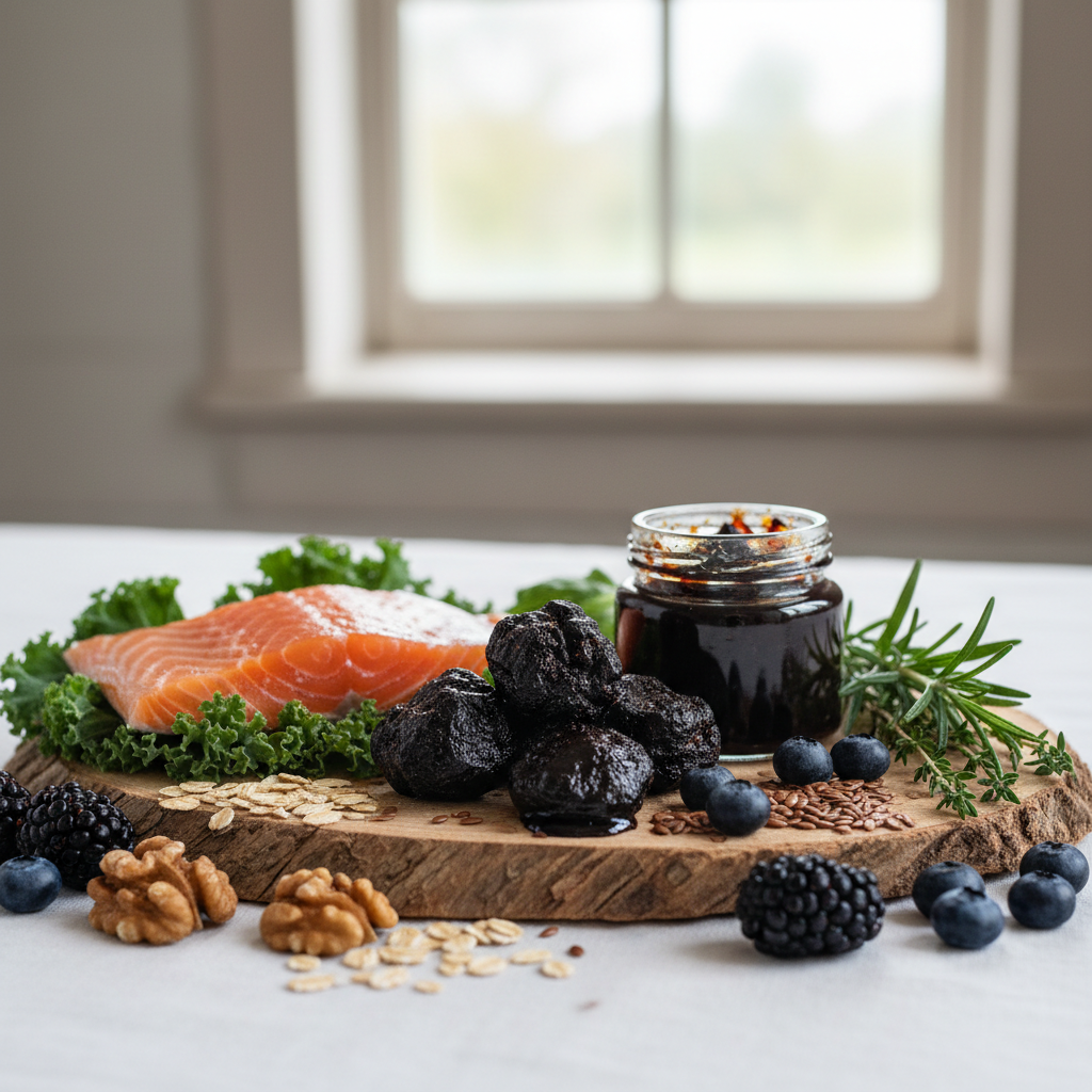 Shilajit is best in the UK-rich foods in close-up