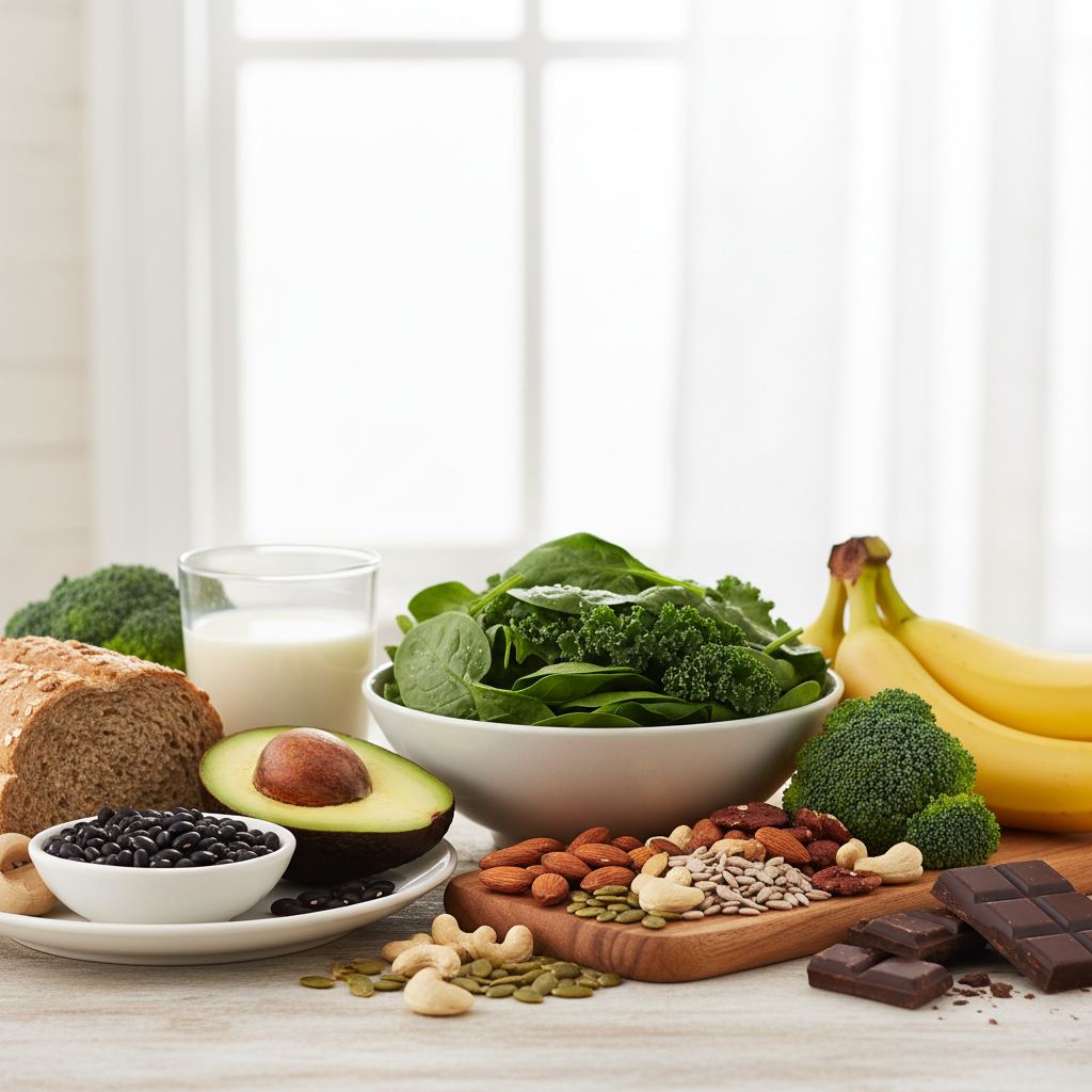 Natural food sources rich in Magnesium Glycinate