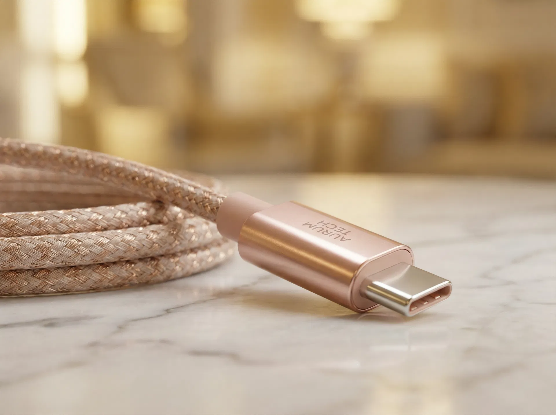 充電線材 — 接頭細節