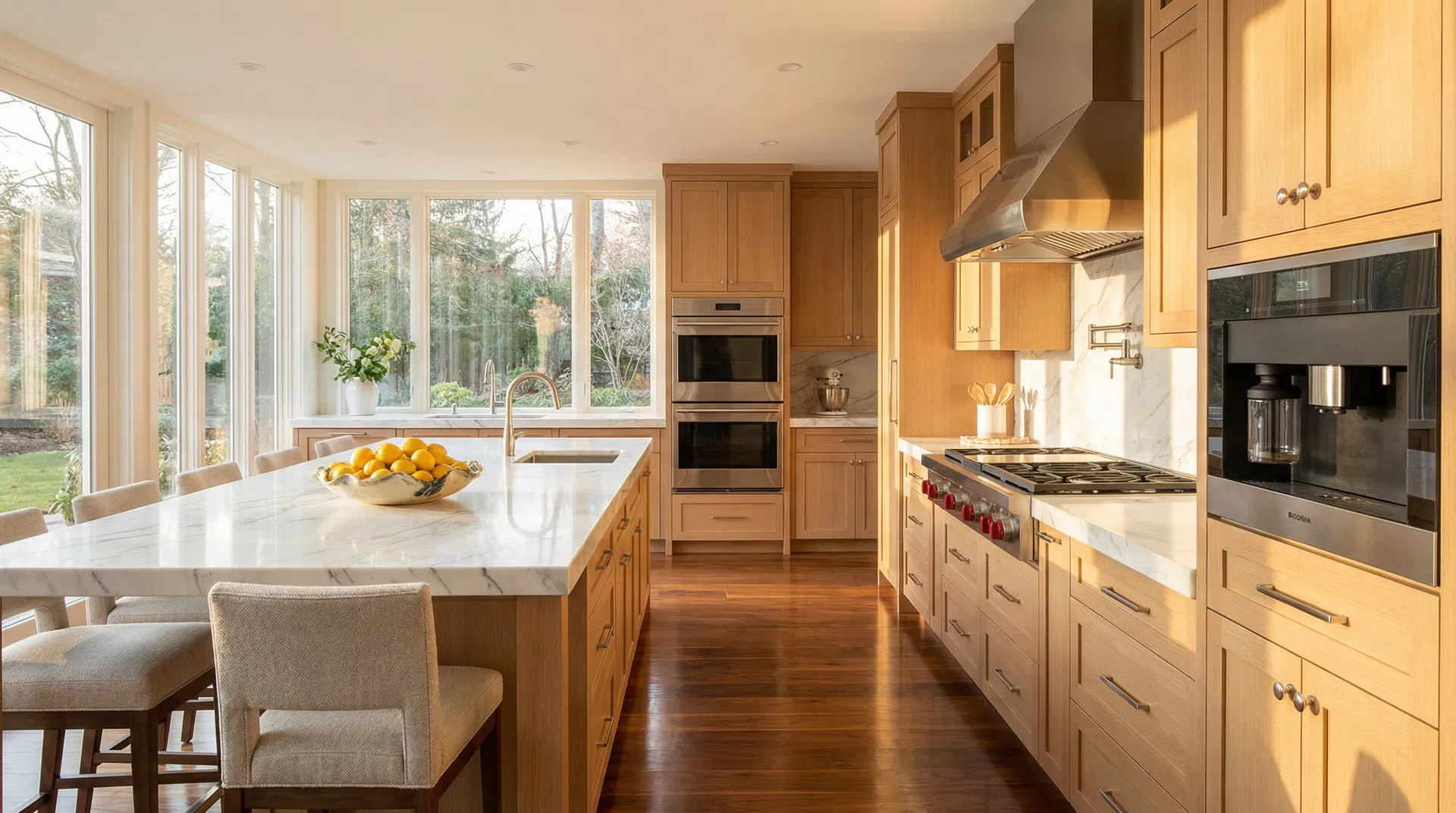 Residential cleaning — pristine home kitchen