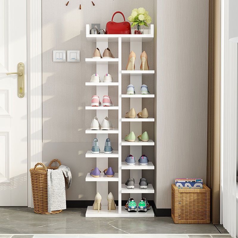Modern 8-Layer Vertical Shoe Rack with Storage Shelves