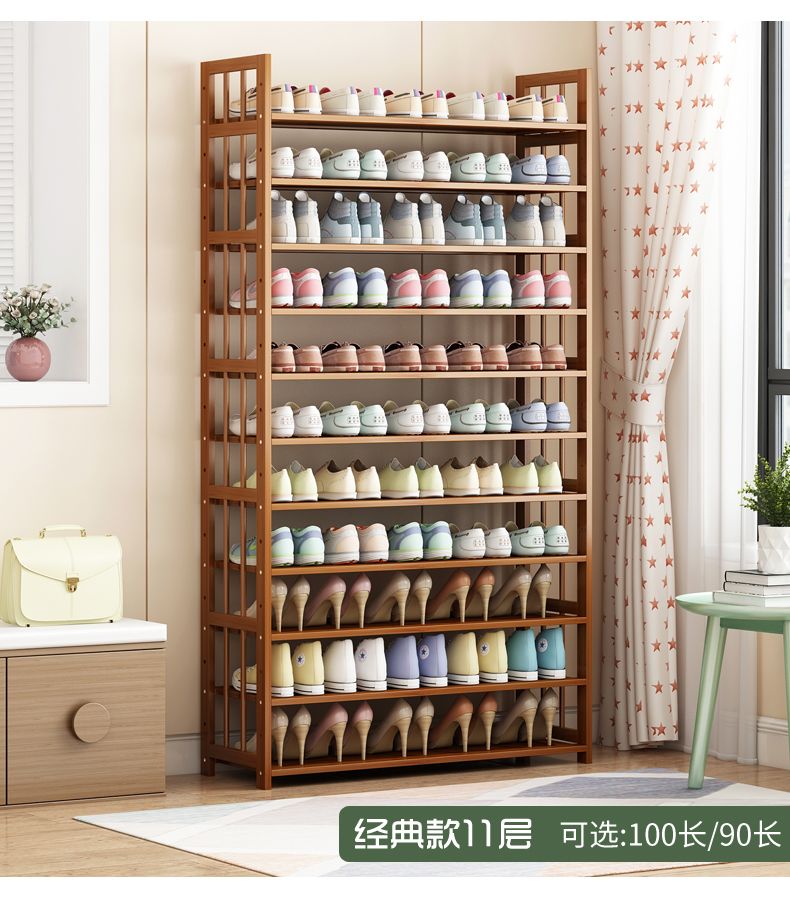 Bamboo Multi-Tier Shoe Rack Storage Organizer