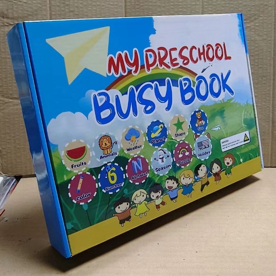 My Preschool Busy Book - Educational Activity Binder for Toddlers