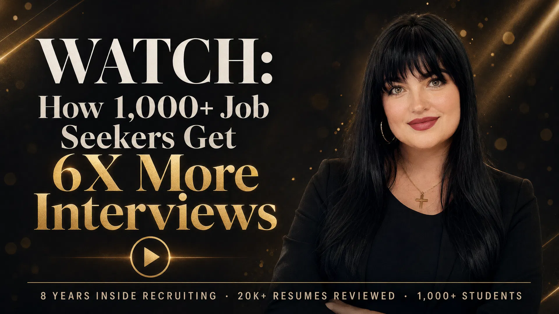 Watch: How 1,000+ job seekers get 6X more interviews