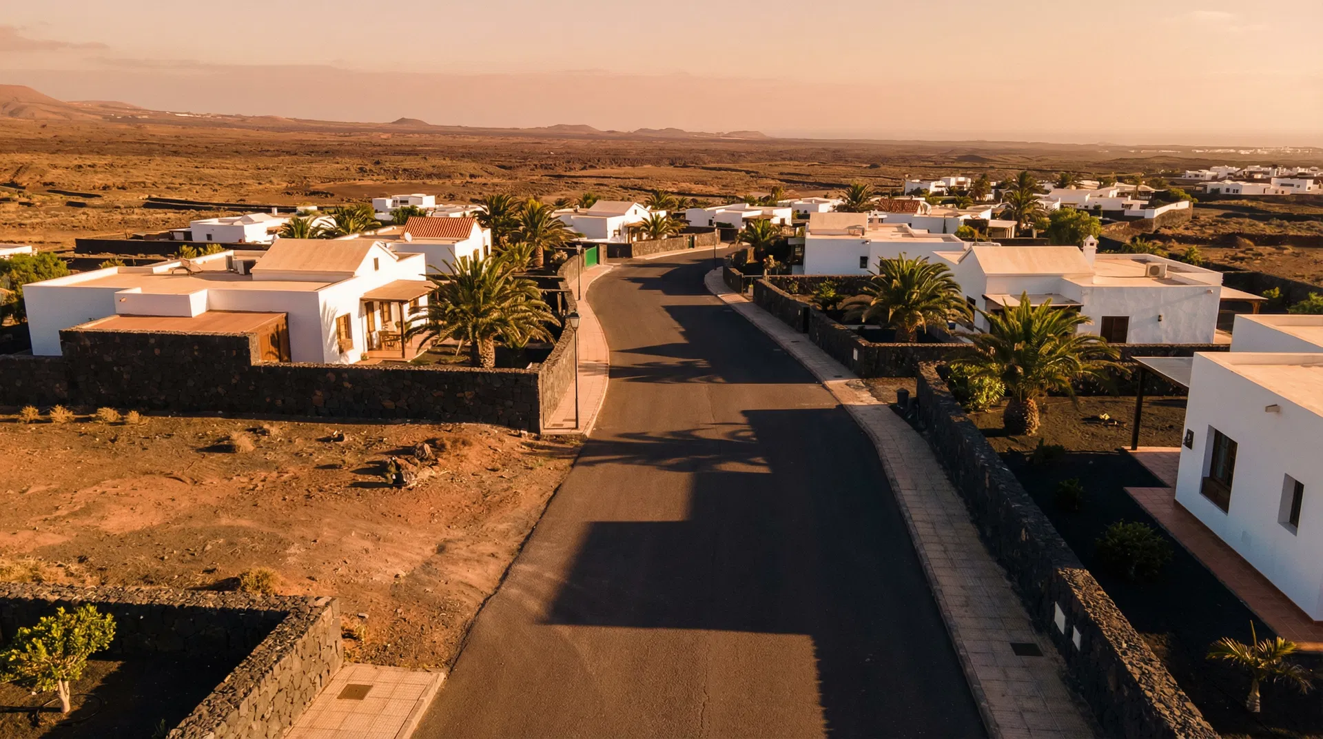 Lanzarote residential street