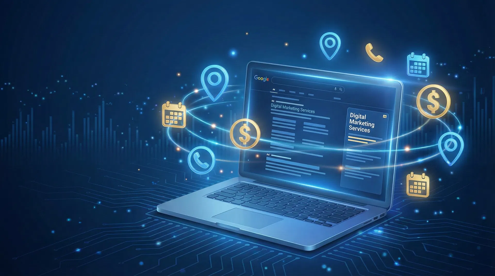 Google Ads resultados para veterinários