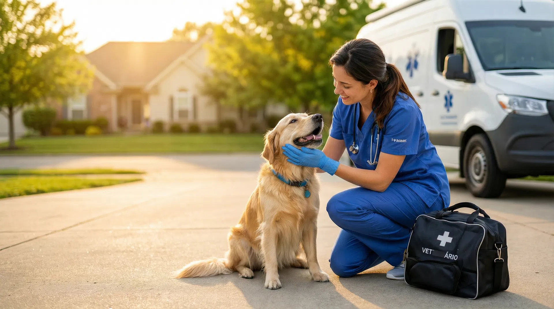 Veterinária atendendo em domicílio
