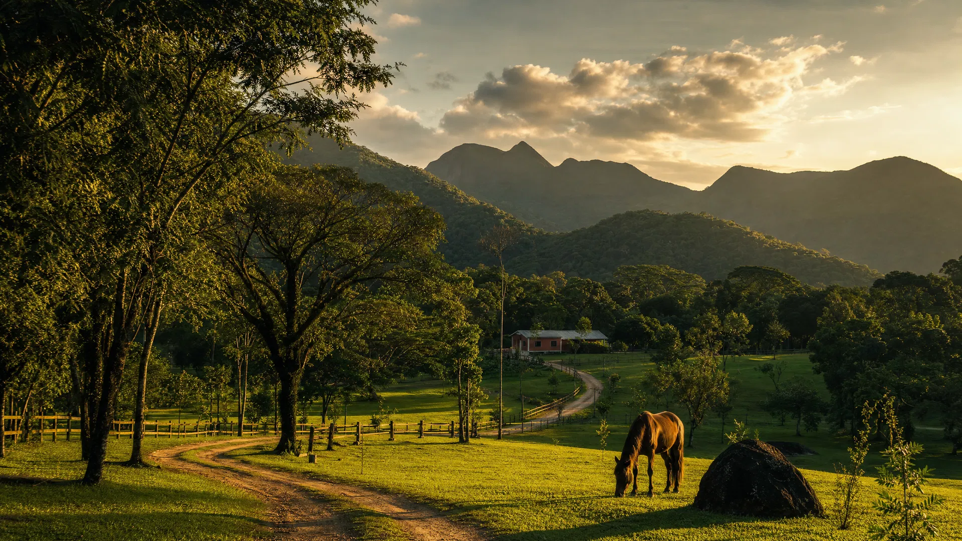 Área rural de Mairiporã com natureza preservada
