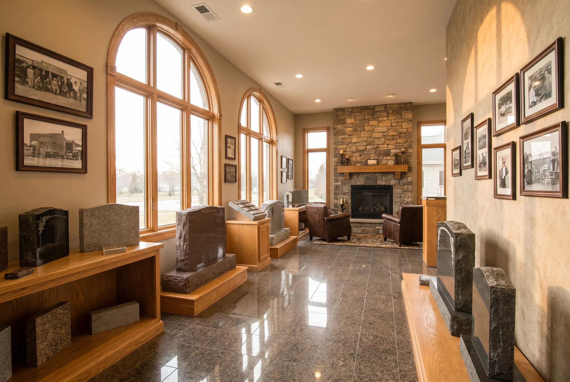 Southeast Stoneworks showroom interior