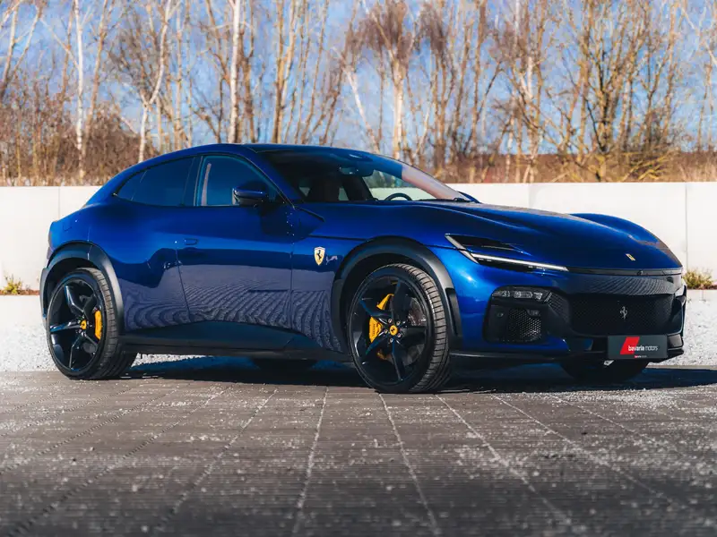 Ferrari Purosangue Blu Tour De France / Pano / Travel Set / Shields