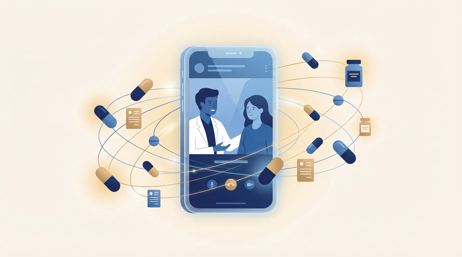 Pharma partnership illustration