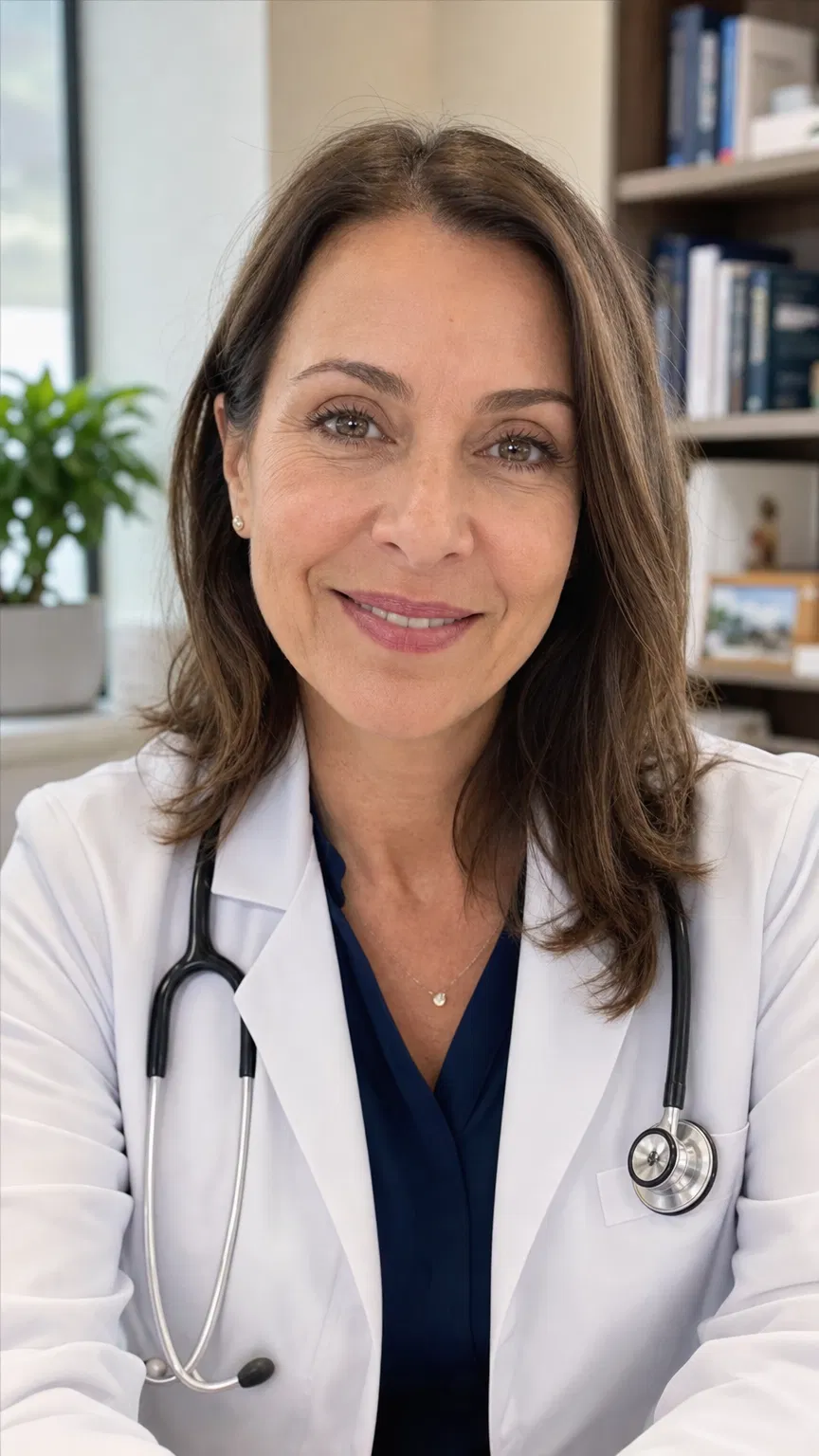 Dr. Sarah Chen on video call
