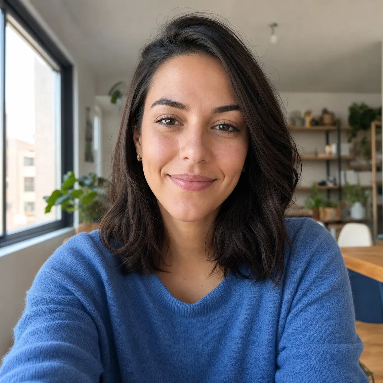 Patient on video call