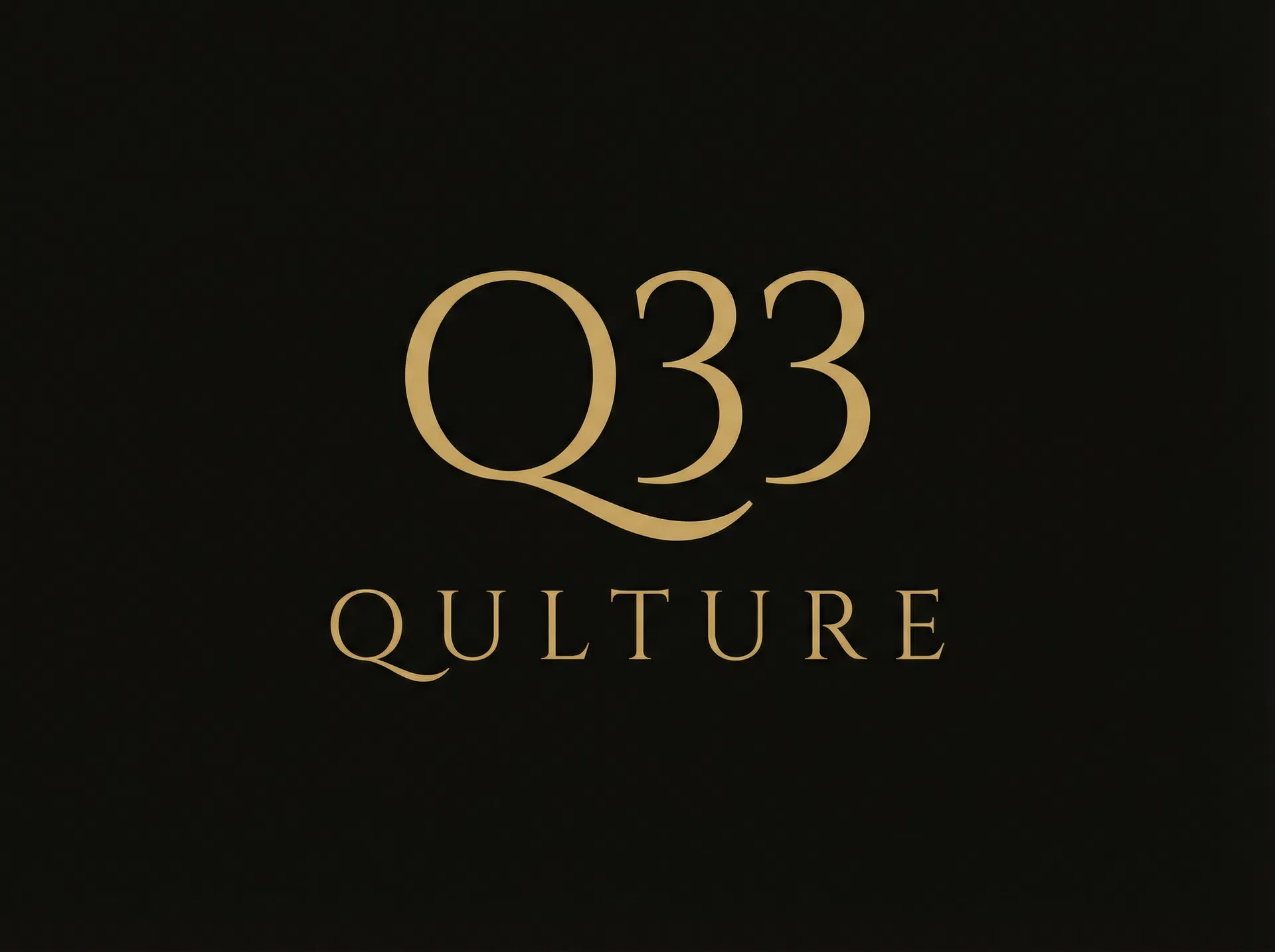 Q33 лигатура тёмная