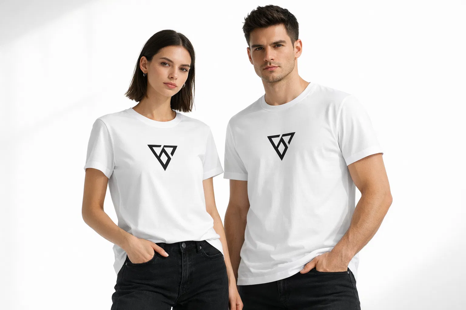 Custom printed cotton t-shirts for business