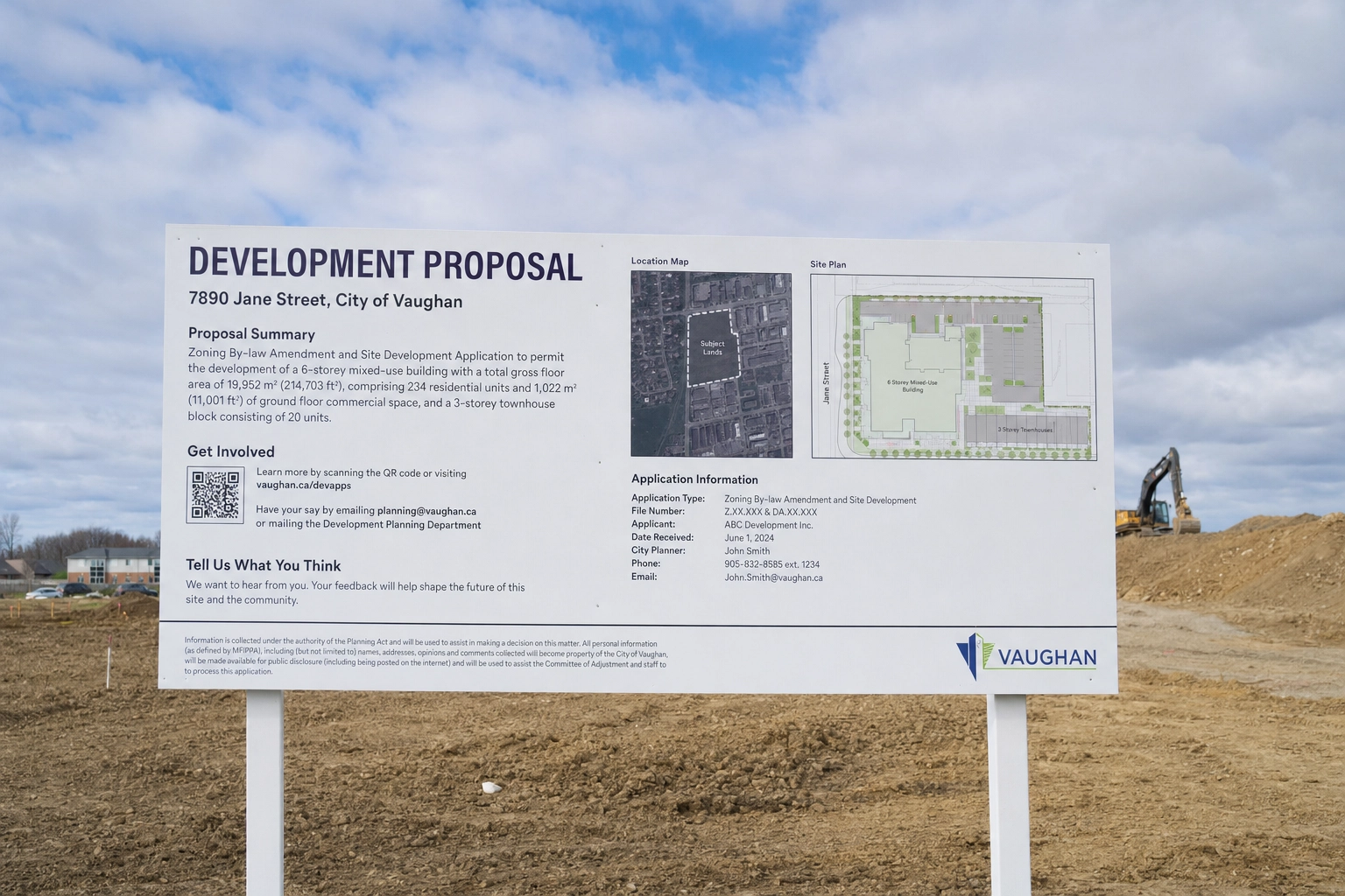 Development Sign