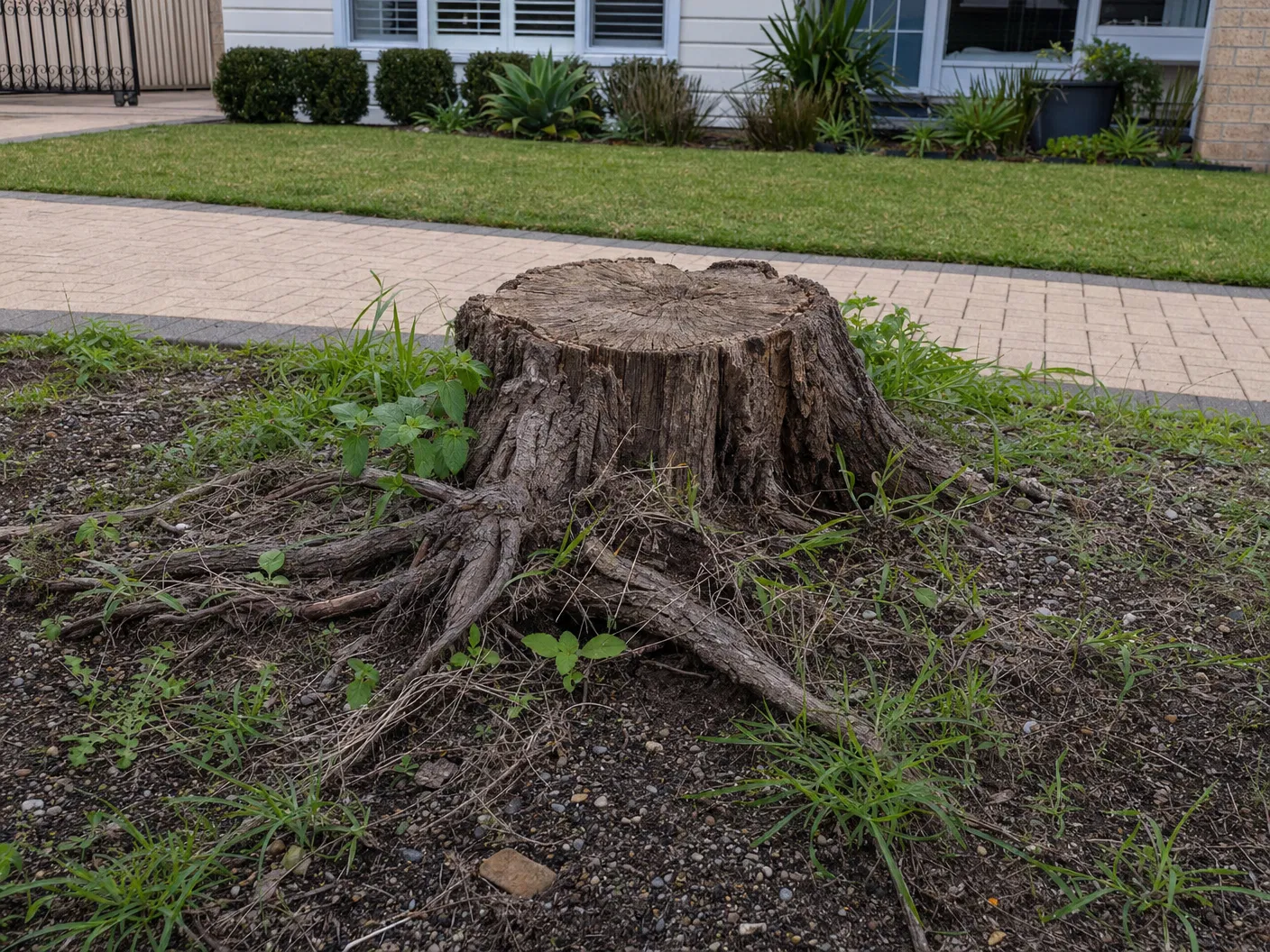 Complete Stump Grinding - Before