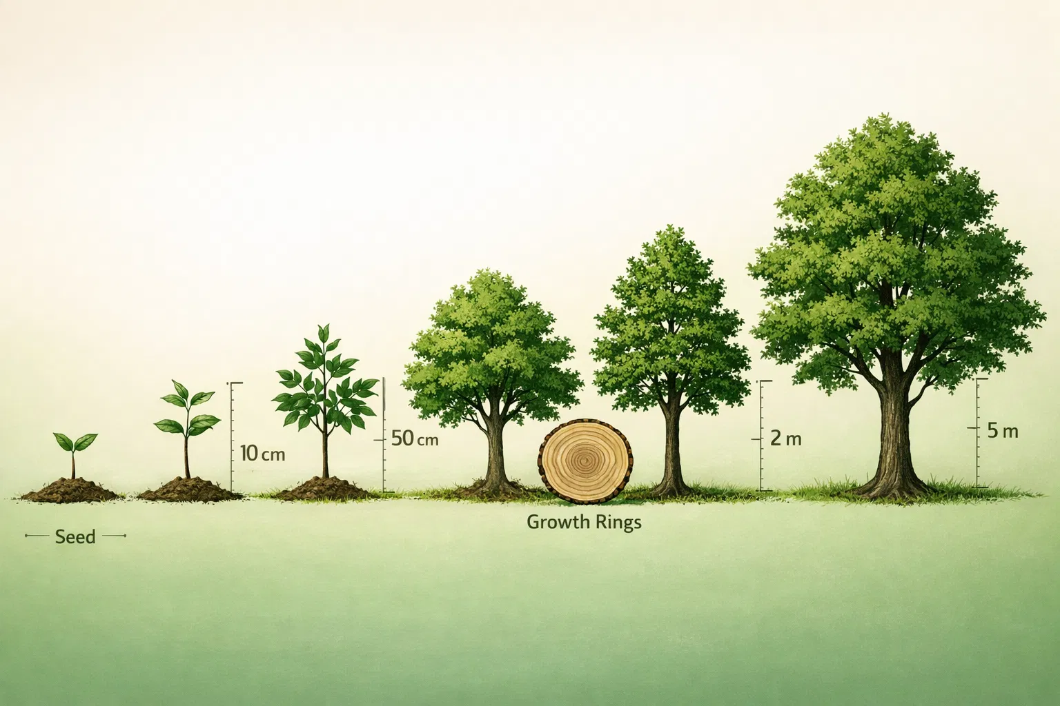 Tree Growth Timeline