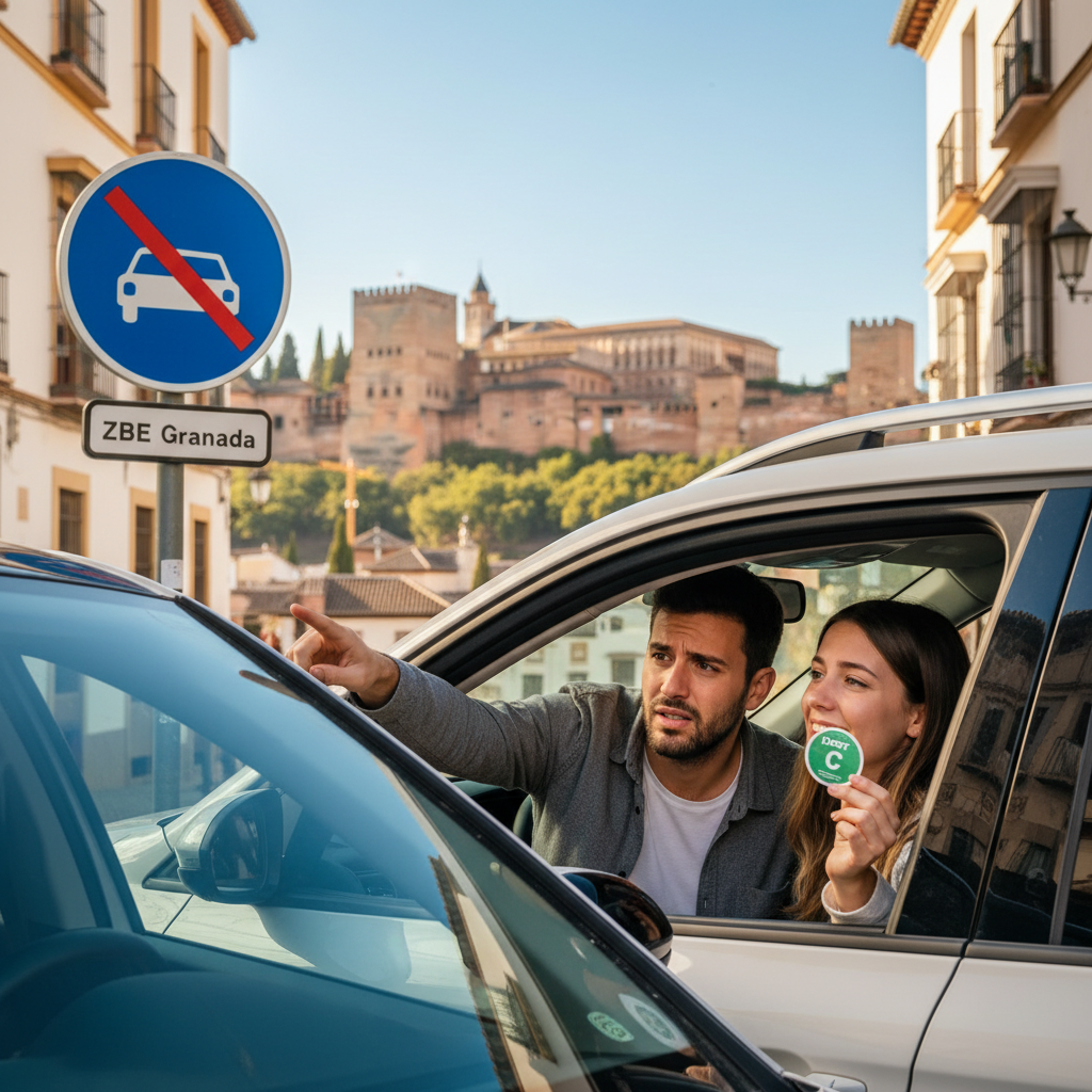 ZBE Granada: 11.600 Multas en 6 Meses — Cómo Evitar la Tuya y Tramitar tu Etiqueta DGT Urgente