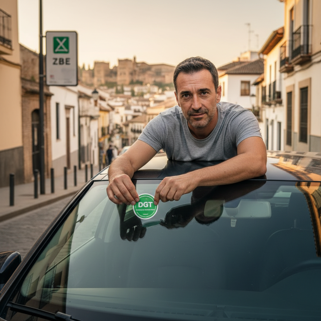 ¡Alerta ZBE Granada! Tu Etiqueta DGT: ¿Cuánto Tarda y Cómo Evitar 200€ de Multa?