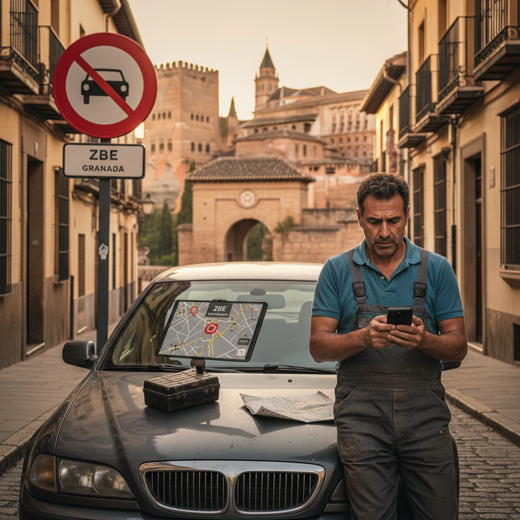 ZBE Granada: 200€ de Multa si Eres Trabajador sin Permiso — Evítala YA