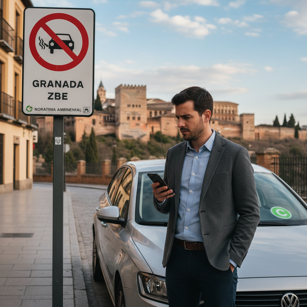 ZBE Granada: 200€ de Multa por Error — Autorización para Empleados de Empresa