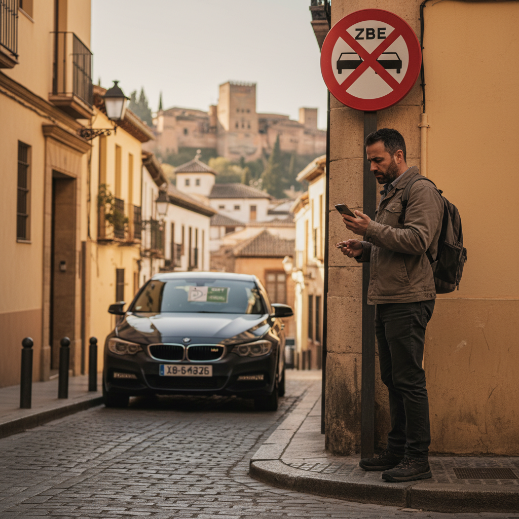 ZBE Granada: ¡Trabajadores de Motril, Loja, Guadix! Evita 200€ de Multa desde Octubre 2025