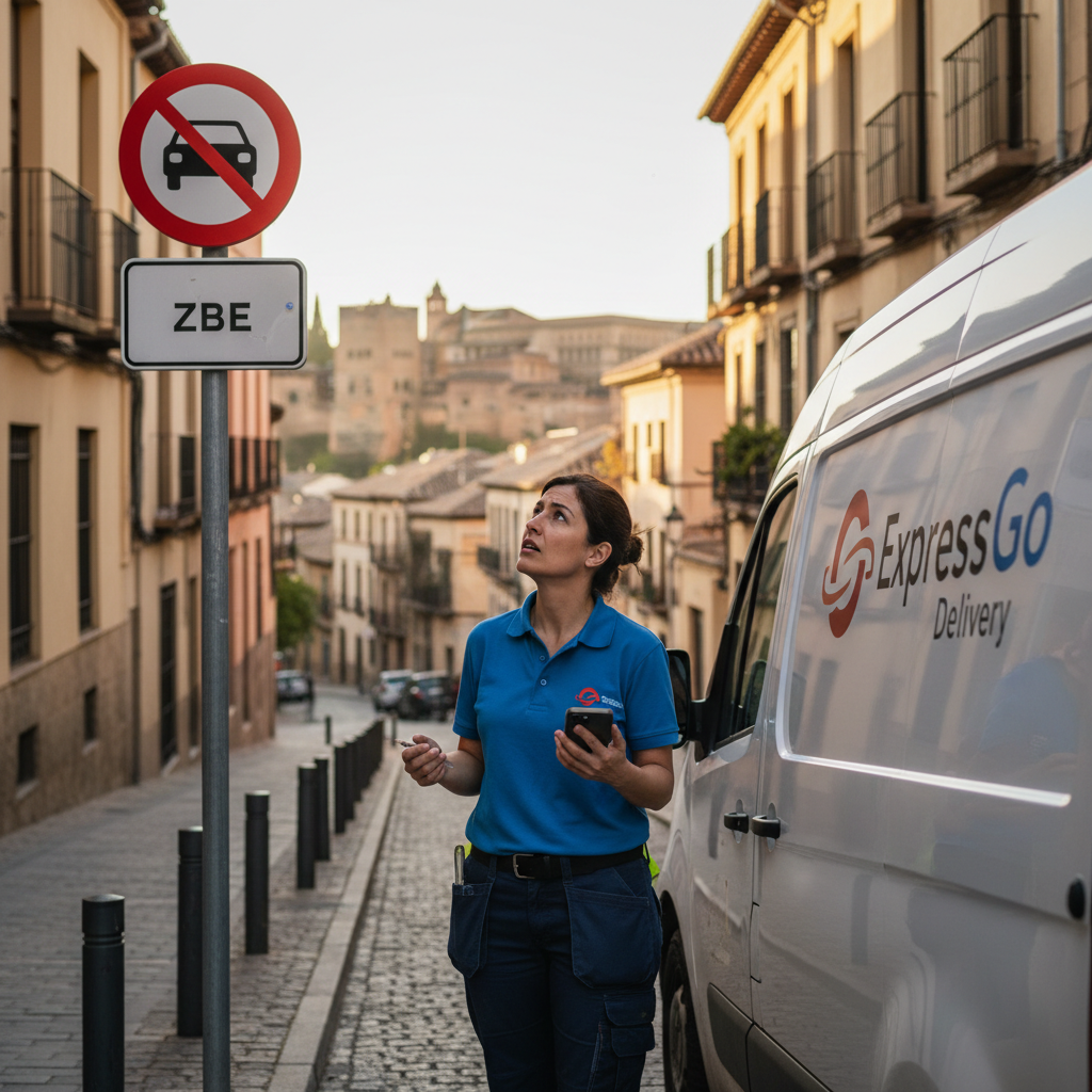 ZBE Granada: ¡3.000 Repartidores Multados al Mes! Evita la Sanción de 200€