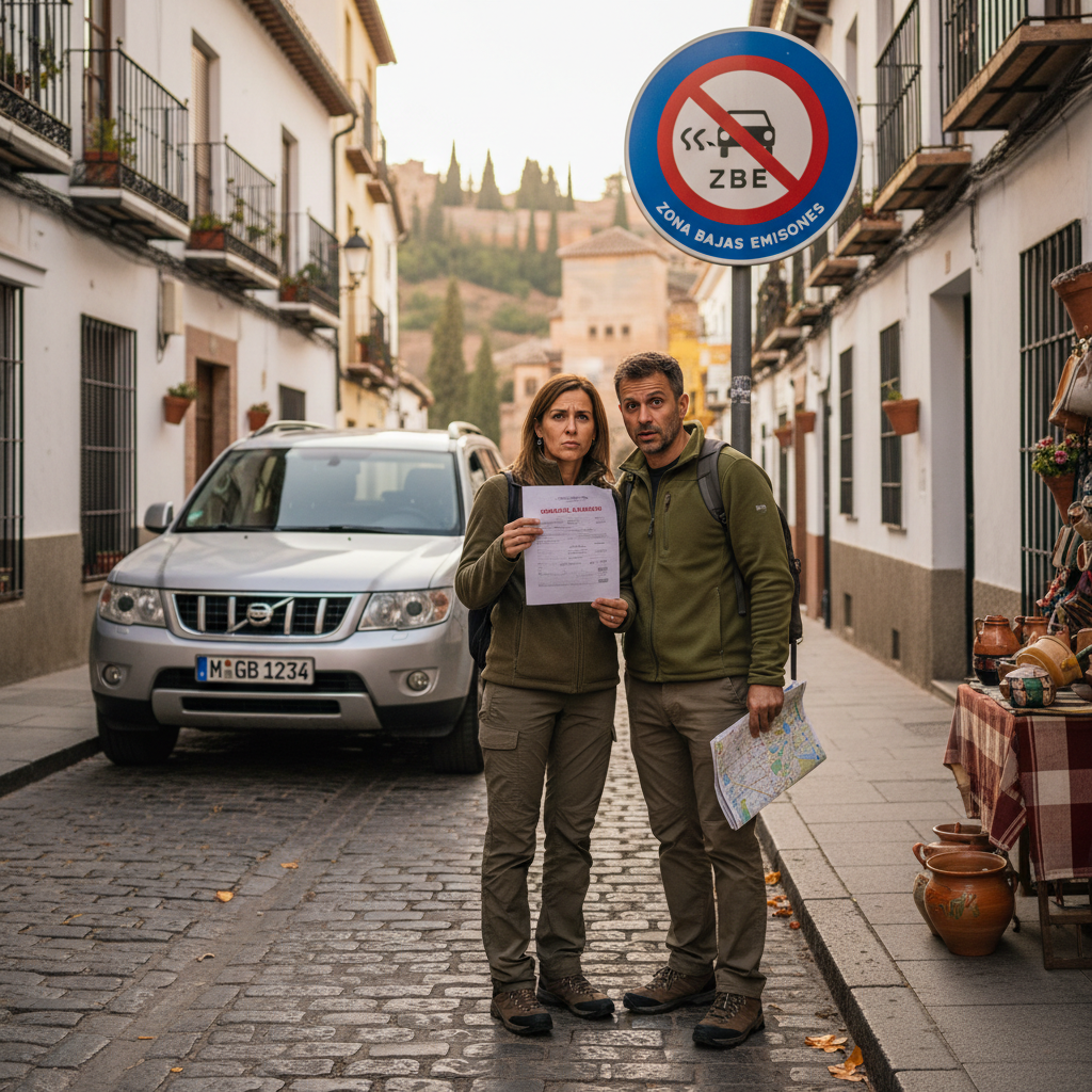 ZBE Granada: 11.600 Multas en 6 Meses — Evita la Tuya como Turista Extranjero