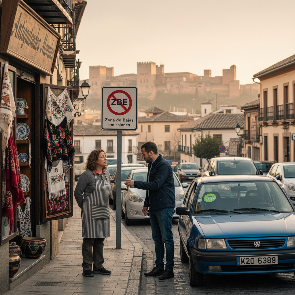 ZBE Granada: 200€ de Multa por Cliente sin Etiqueta — Evita el Cierre de Tu Negocio