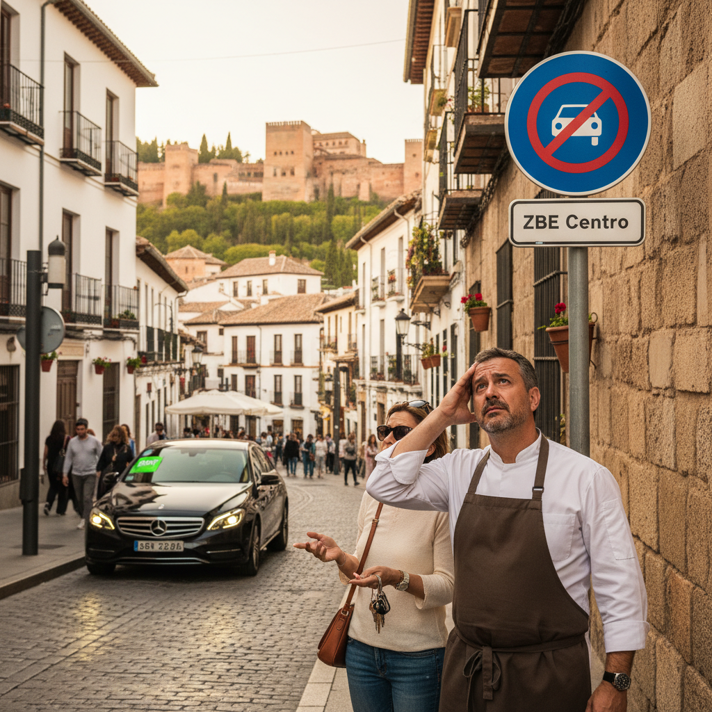 ZBE Granada: 11.600 Multas en 6 Meses — Cómo Restaurantes Informarán a Clientes