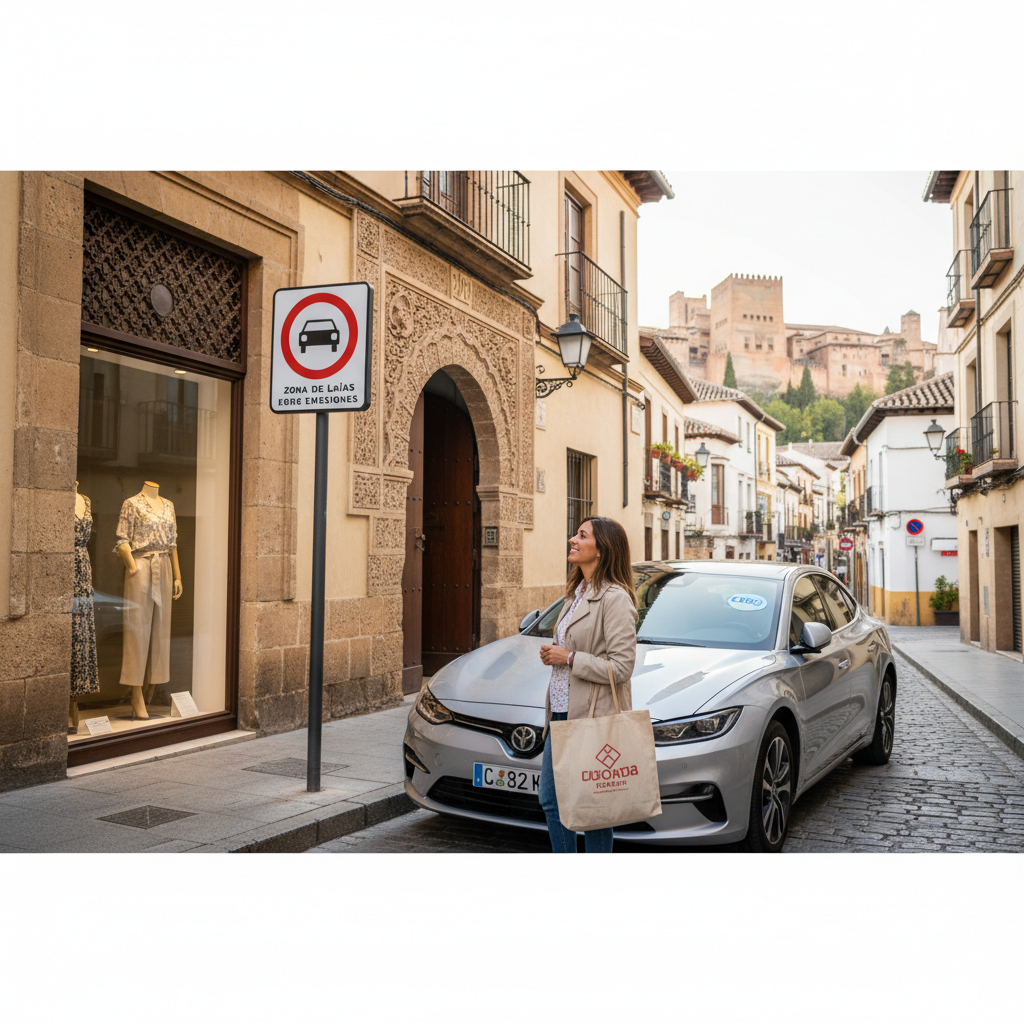 ZBE Granada: 11.600 Multas en 6 Meses — Tu Acceso a Tiendas con Parking Garantizado