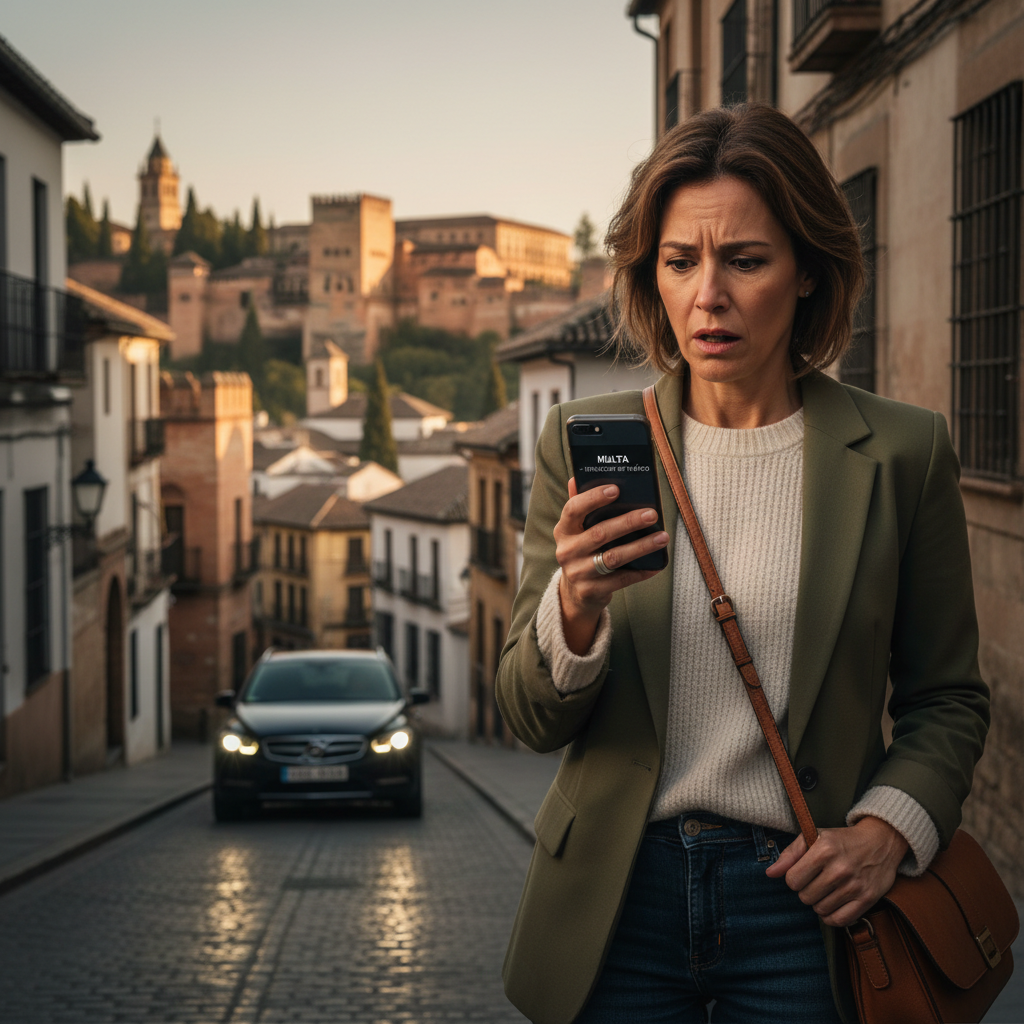 La multa que nadie esperaba: 200€ por la ZBE de Granada. ¿Hay defensa legal?