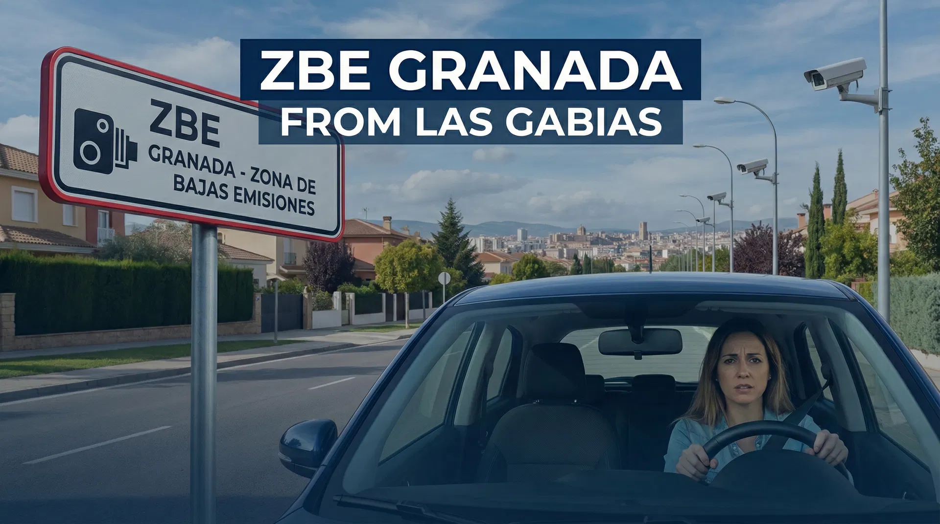 ZBE Granada desde Las Gabias