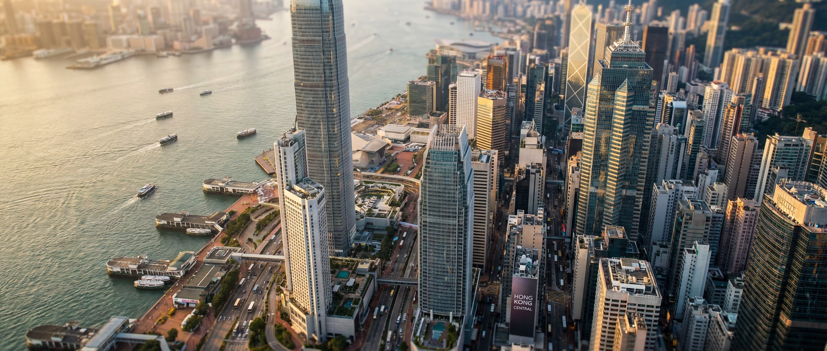 Hong Kong Sheung Wan Financial District