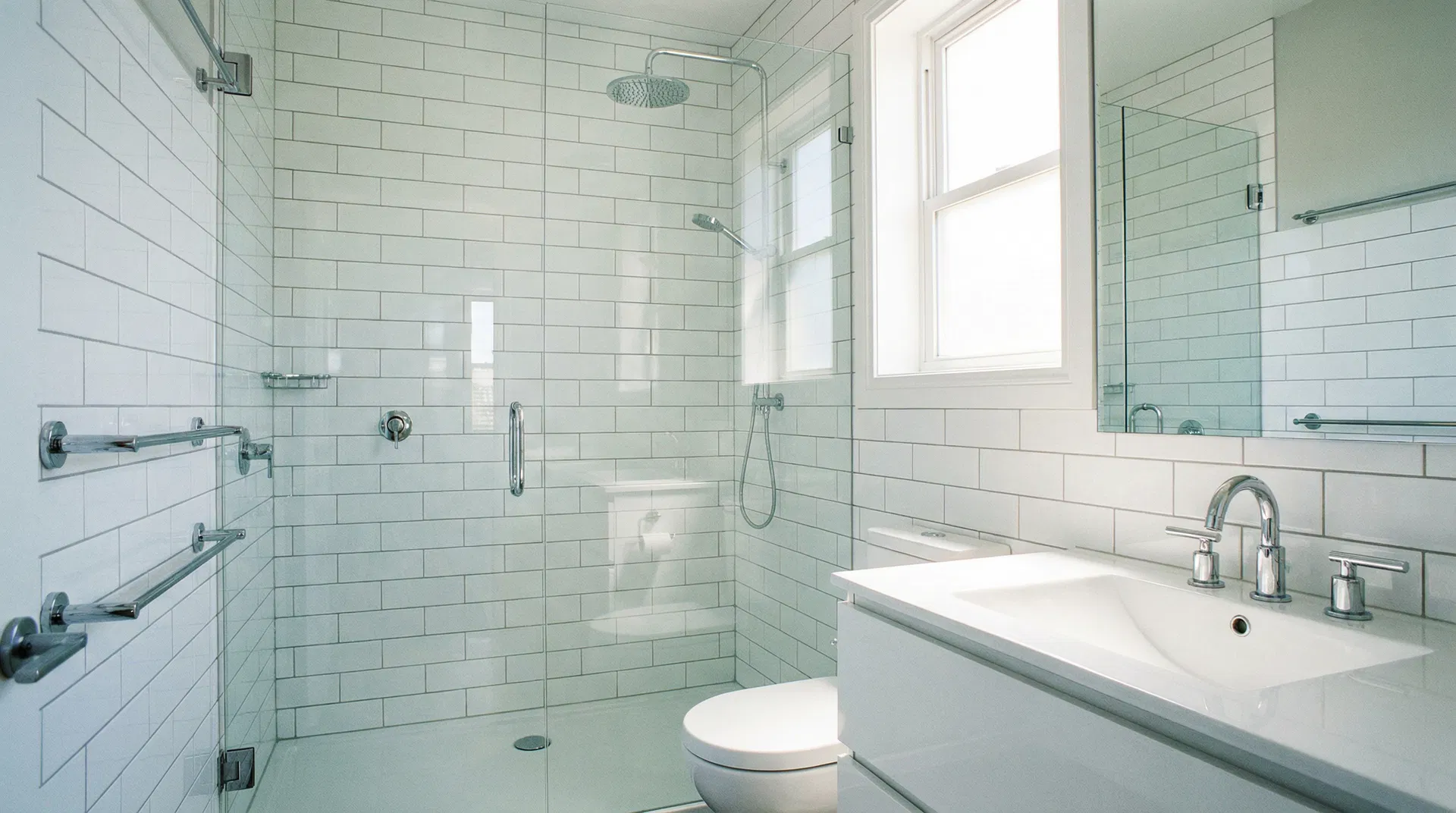 Bathroom after cleaning