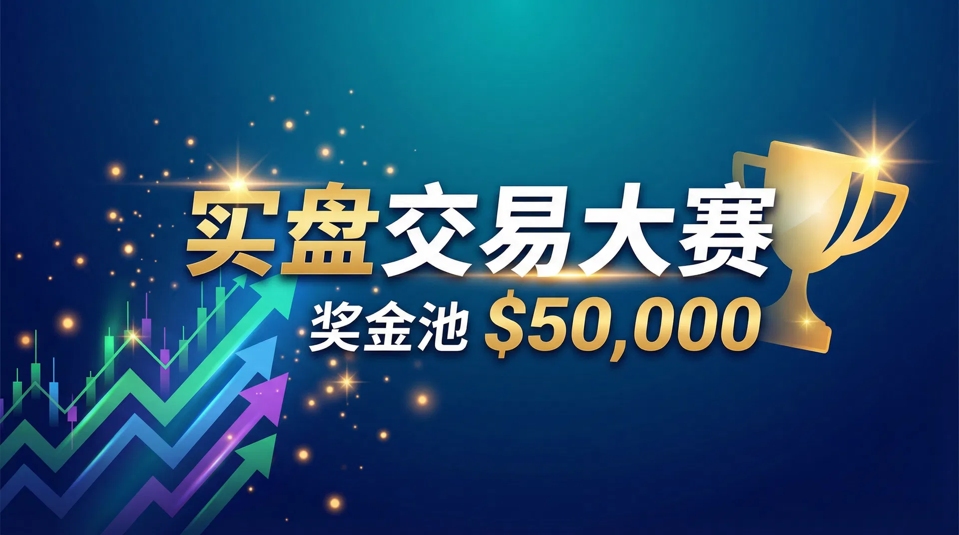 实盘交易大赛 奖金池 $50,000